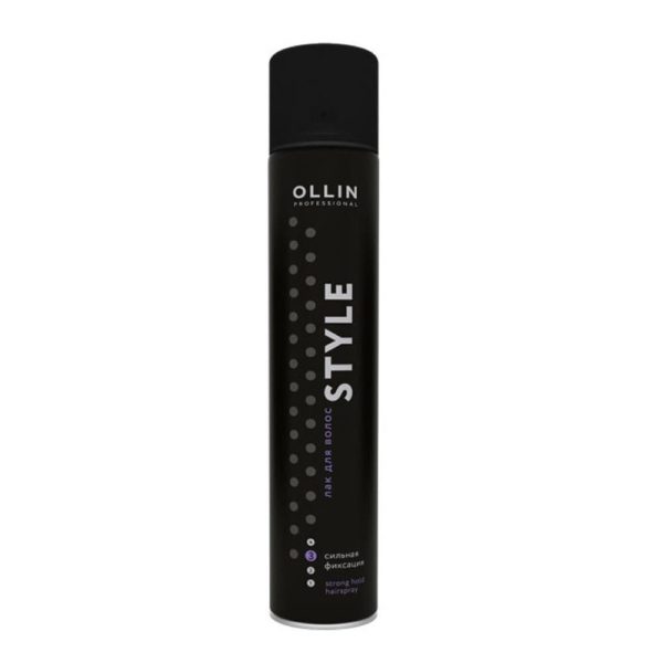 Ollin Style Hair Spray Лак для волос сильной фиксации, 500 мл