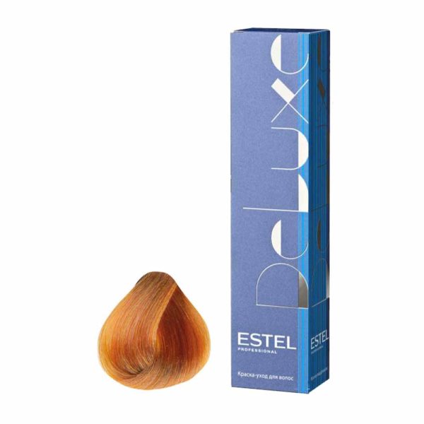 Estel 10/45 Краска-уход De Luxe, светлый блондин усиленный пепельно-коричневый, 60 мл