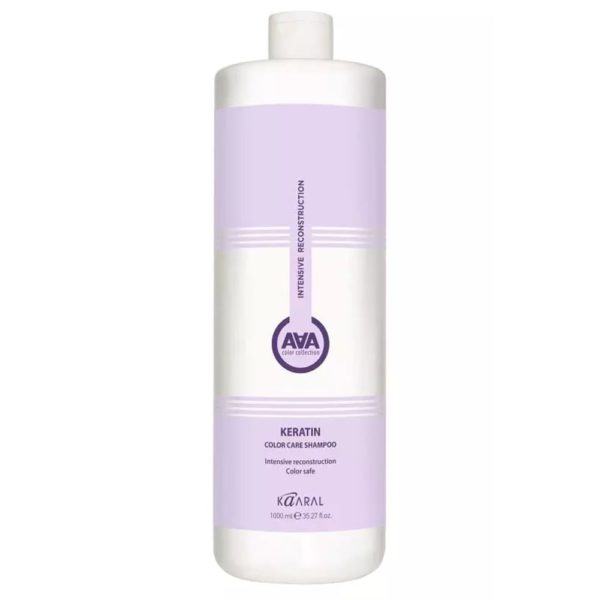 Kaaral AAA Keratin Color Care Shampoo Кератиновый шампунь для окрашенных и химически обработанных волос, 1000 мл