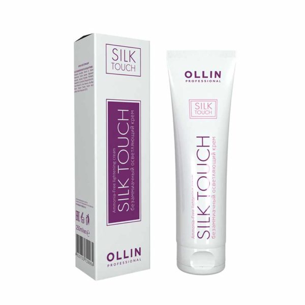 Ollin Silk Touch Ammonia-Free Lightening Cream  Безаммиачный осветляющий крем, 250 мл