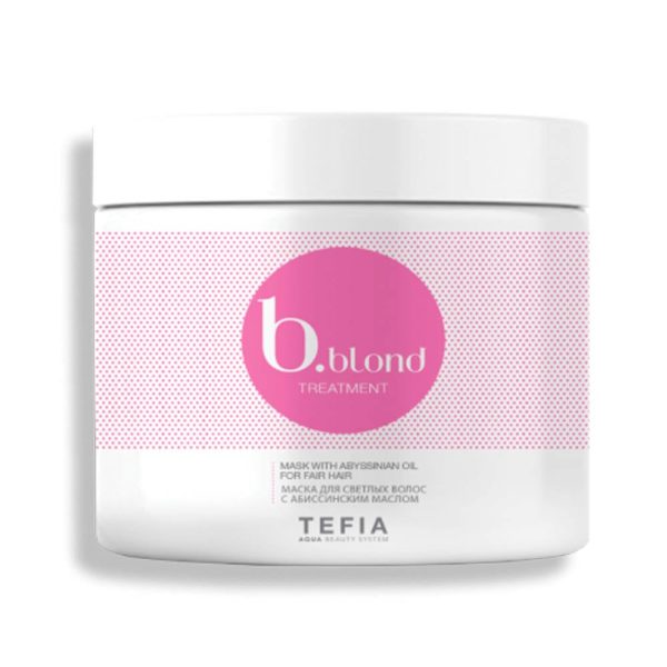 Tefia B.Blond Treatment Маска для светлых волос с абиссинским маслом, 500 мл