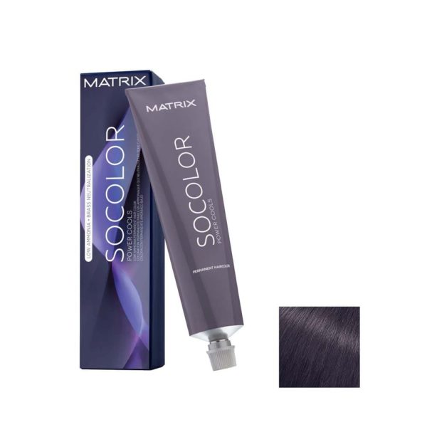 MATRIX SOCOLOR.beauty краска 4VA шатен перламутрово-пепельный, 90 мл