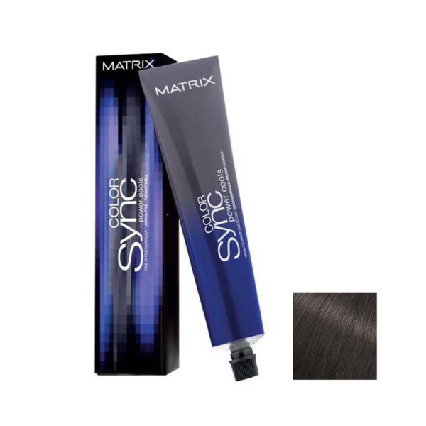 MATRIX SOCOLOR.beauty краска 4AA шатен глубокий пепельный, 90 мл