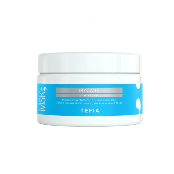 Tefia MYCARE MOISTURE Увлажняющая маска для сухих и вьющихся волос, 250 мл