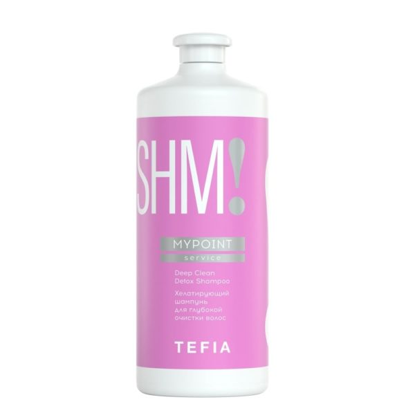 Tefia MYPOINT SERVICE Хелатирующий шампунь для глубокой очистки волос, 1000 мл
