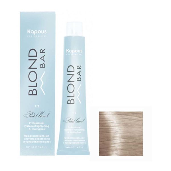 Kapous Blond Bar BB 026 Крем-краска для волос с экстрактом жемчуга, млечный путь, 100 мл