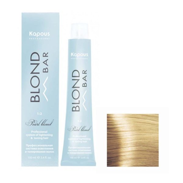 Kapous Blond Bar BB 1032 Крем-краска для волос с экстрактом жемчуга, бежевый перламутровый, 100 мл