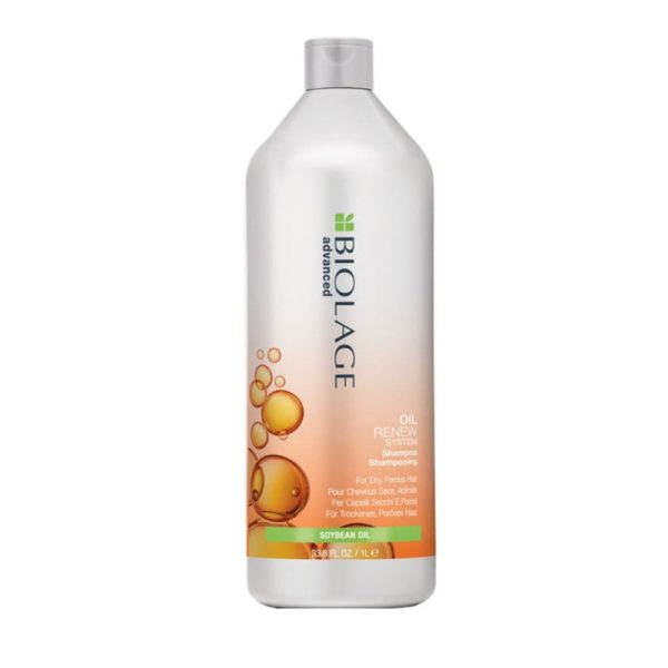 MATRIX Biolage Oil Renew Шампунь для сухих, пористых волос с натуральным маслом сои, 1000 мл