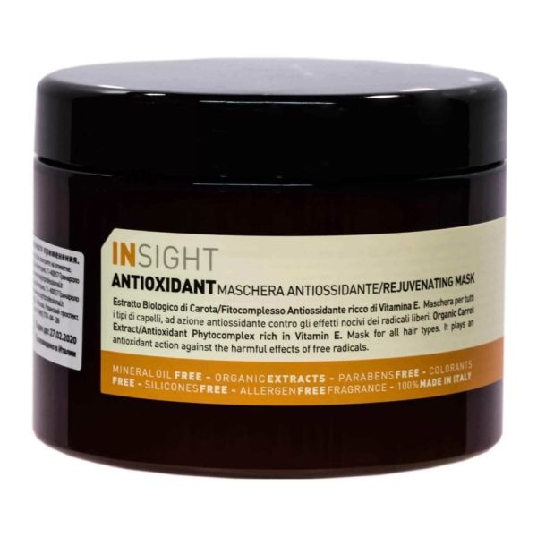 Insight ANTIOXIDANT Маска антиоксидант для перегруженных волос, 500 мл