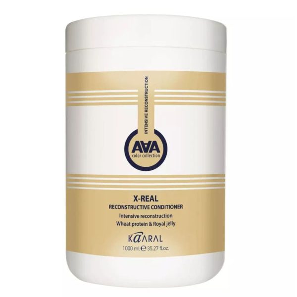 Kaaral AAA X-Real Reconstructive Conditioner Кондиционер восстанавливающий с пшеничными протеинами, 1000 мл