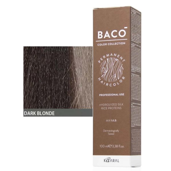 Kaaral BACO COLOR SOFT Крем-краска для волос 6 Темный блондин, 60 мл