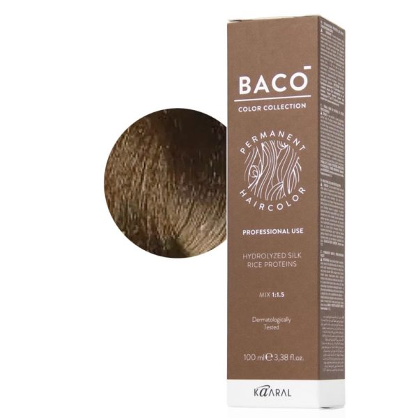 Kaaral BACO COLOR SOFT Крем-краска для волос 7.30 Золотистый блондин, 60 мл