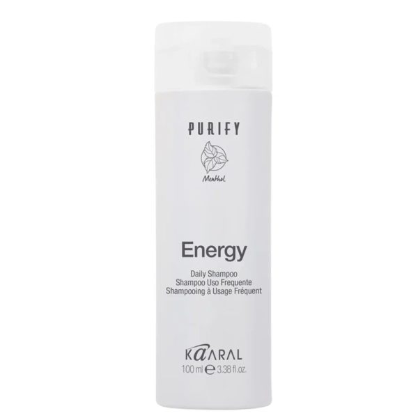 Kaaral Purify Energy Shampoo Интенсивный энергетический шампунь с ментолом, 100 мл
