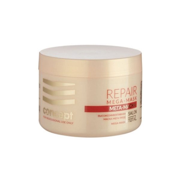 Concept Salon total repair Keratin & Honey Маска для волос "Интенсивное восстановление", 500 мл