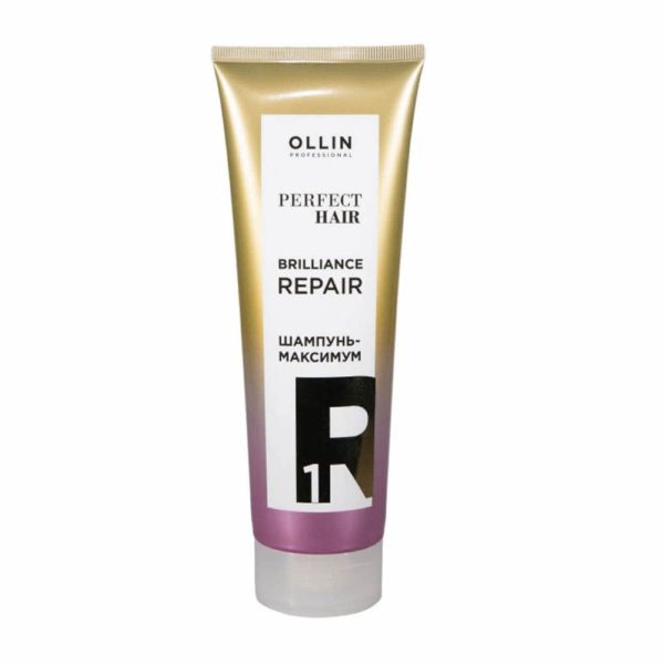 Ollin Perfect Hair Brilliance Repair Шампунь-максимум подготовительный этап Шаг 1, 250 мл