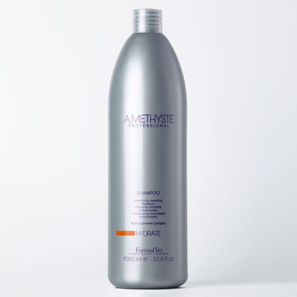 FarmaVita Amethyste Hydrate Шампунь увлажняющий для сухих и поврежденных волос, 1000 мл