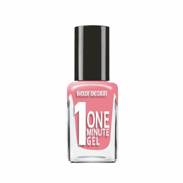 Belor design ONE MINUTE GEL Лак для ногтей тон 204, 10 г