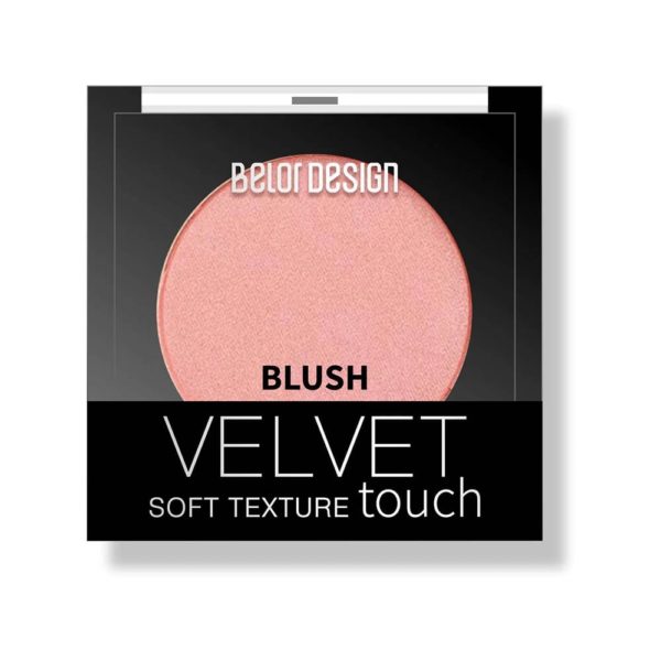 Belor design VELVET TOUCH Румяна для лица тон 101, 3,6 г