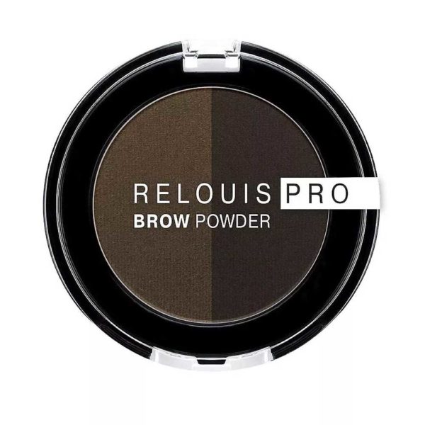 Relouis PRO Brow Powder Тени для бровей тон 03 Dark brown, 3 г