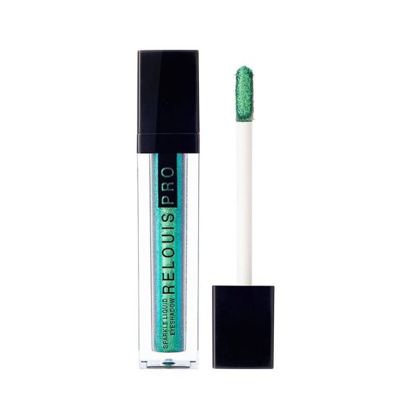 Relouis PRO SPARKLE LIQUID Тени для век жидкие сияющие тон 35 Miracle green, 4,7 г