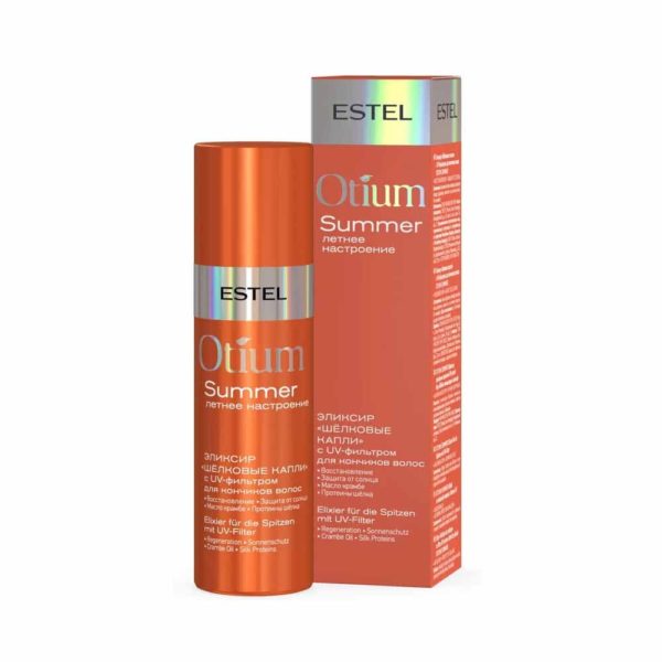 Estel OTIUM Summer Эликсир "Шёлковые капли" с UV-фильтром для кончиков волос, 100 мл