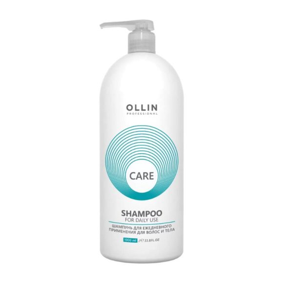 Ollin СARE Шампунь для ежедневного применения для волос и тела, 1000 мл
