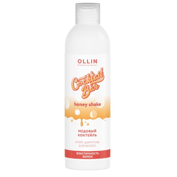 Ollin Cocktail BAR Крем-шампунь для волос "Медовый коктейль", 400 мл