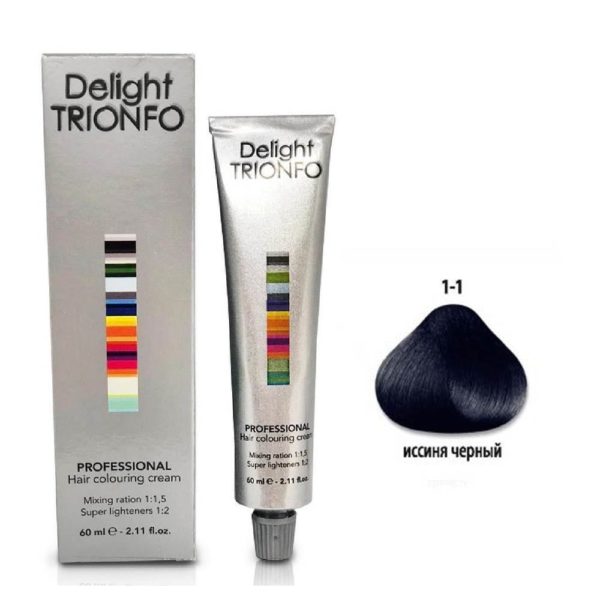 Constant delight Trionfo Крем-краска 1-1 Иссиня черный, 60 мл