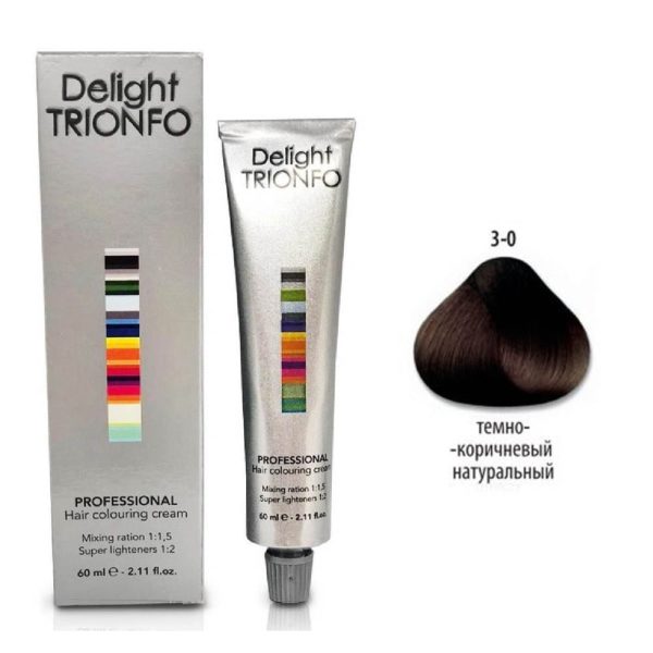 Constant delight Trionfo Крем-краска 3-0 Темный коричневый натуральный, 60 мл