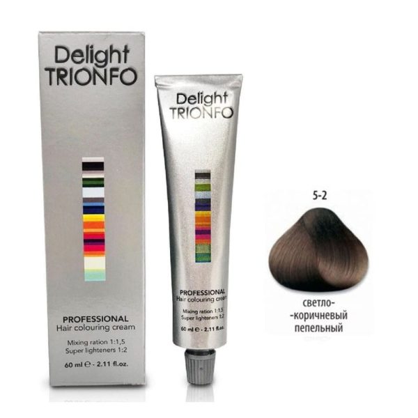 Constant delight Trionfo Крем-краска 5-2 Светлый коричневый пепельный, 60 мл