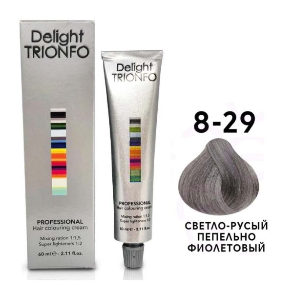 Constant delight Trionfo Крем-краска 8-29 Светлый русый пепельно-фиолетовый, 60 мл