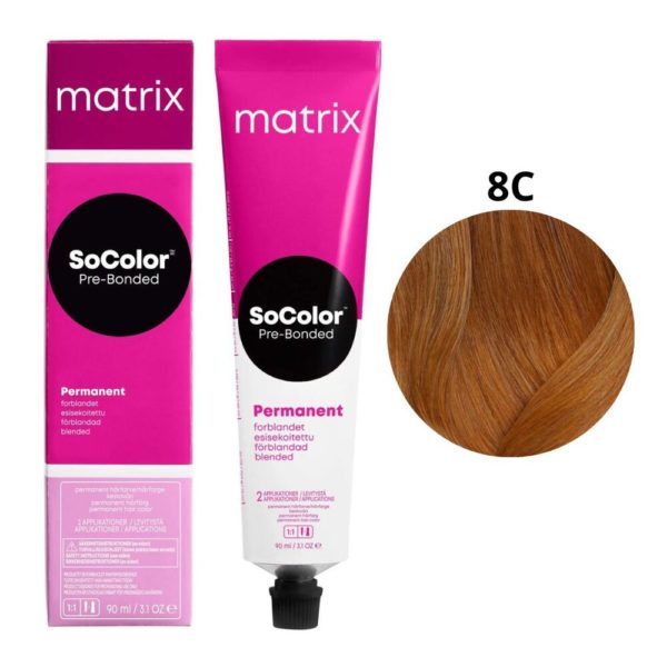 MATRIX SOCOLOR.beauty краска для волос 6NA темный блондин натуральный пепельный, 90 мл