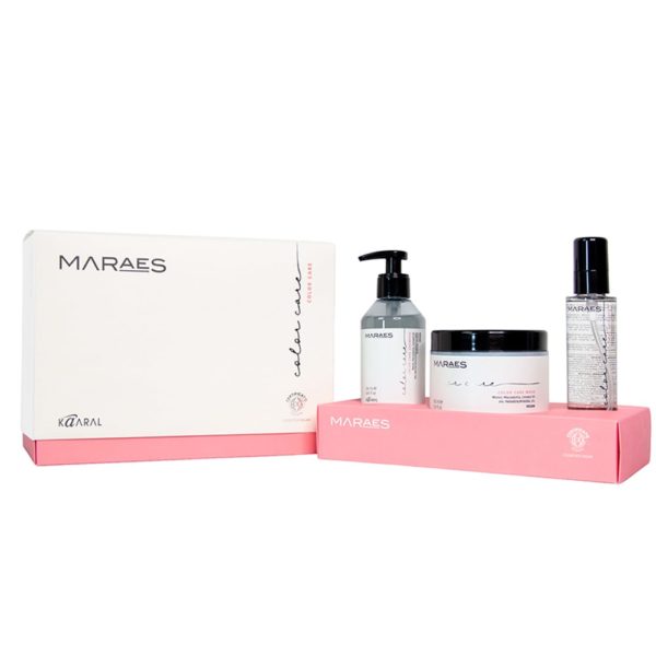 Kaaral Maraes Color Care Gift Box Набор для окрашенных и поврежденных волос (Шампунь, Маска, Сыворотка), 250+500+100 мл