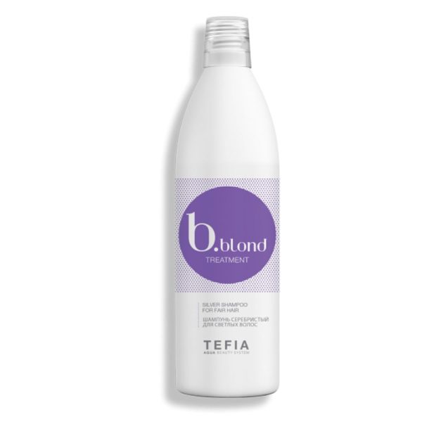 Tefia B.Blond Treatment Шампунь серебристый для светлых волос, 1000 мл