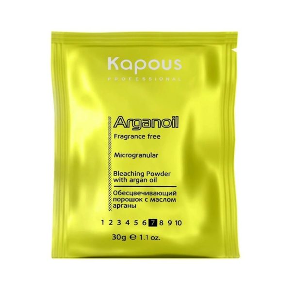 Kapous Arganoil Обесцвечивающий порошок с маслом арганы, 30 г