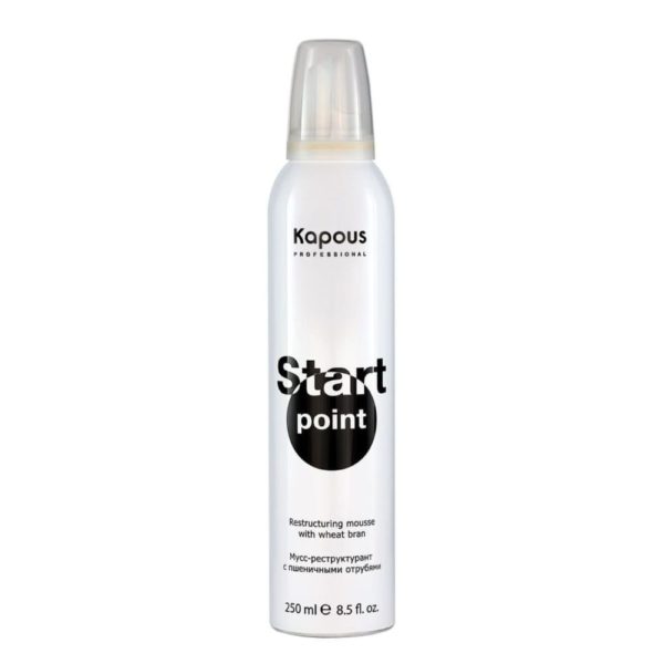 Kapous Start Point Мусс-реструктурант для волос с пшеничными отрубями, 250 мл